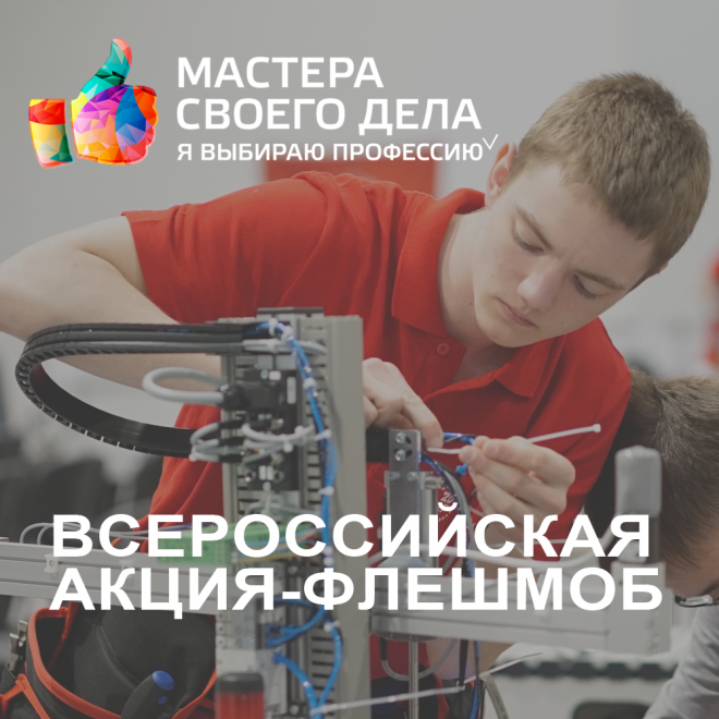 Всероссийская акция-флешмоб «Мастера своего дела»