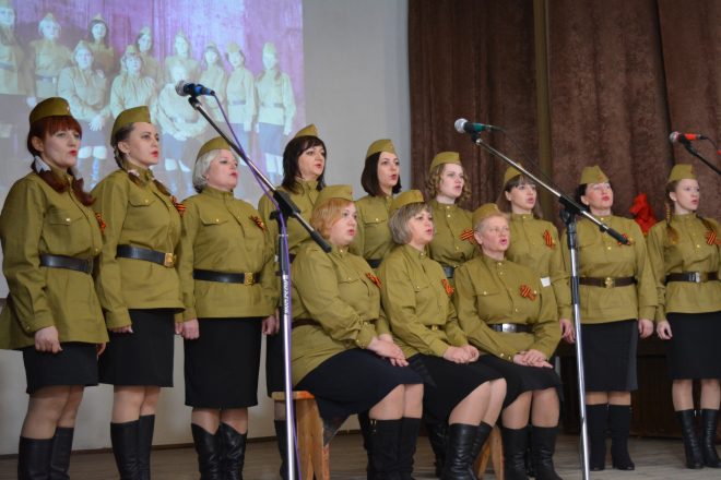 V районный творческий конкурс «Битва хоров 2018» был посвящен 75-летию Победы в Курской битве!