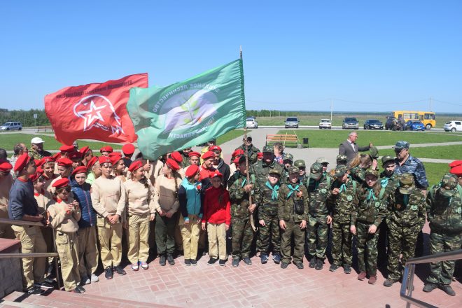 Поныровская земля встретила томских школьников!